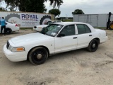 2011 Ford Crown Victoria 4 Door Police Cruiser