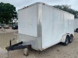 2014 Bendron 16FT T/A Enclosed Trailer