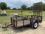 10FT Utility Trailer with Ramp
