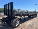 1973 Flatbed 40Ft Semi Trailer with Side Guards