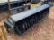 Unused 2021 Wolverine Skid Steer Angle Broom