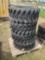 Four Unused 12-16.5 Skidsteer Tires