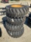 Set of 4 Unused 12-16.5 Loader Tires and Wheels