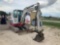 2011 Takeuchi TB235 Enclosed Cab Mini Excavator
