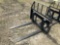 Unused Kievel 42in 3500lb Skid Steer Forks