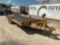 2003 Brewer 18FT T/A Equipment Trailer with Hyd Ramps