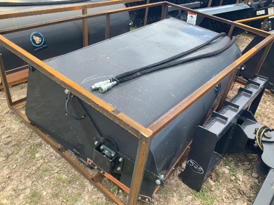 Unused 2021 Wolverine Skid Steer Boxbroom Sweeper