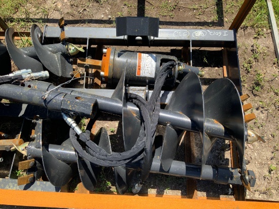 Unused 2021 Wolverine Skid Steer Auger Drive & Bits