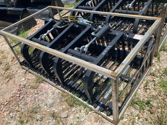 Unused JCT 72in Skid Steer Rock Grapple Bucket