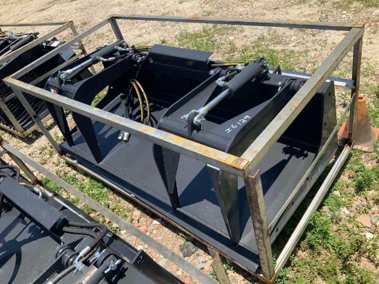Unused JCT 72in Skid Steer Grapple Bucket