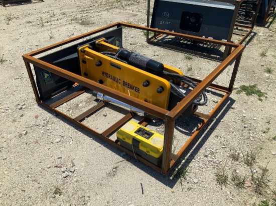 Unused 2021 Wolverine Skid Steer Concrete Breaker