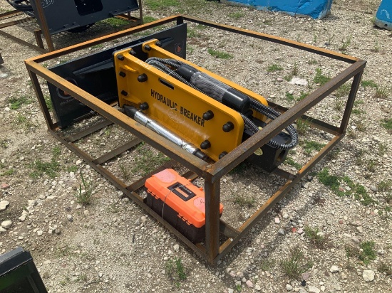 Unused 2021 Wolverine Skid Steer Concrete Breaker