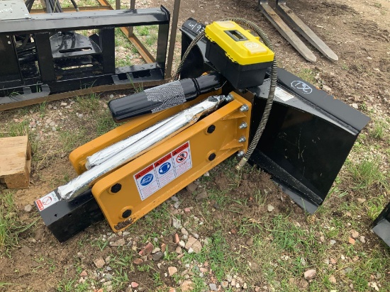Unused 2021 Agrotk 680 Skid Steer Concrete Breaker