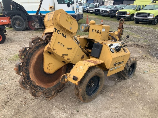 Vermeer TC4a Walk Behind Trench Compactor