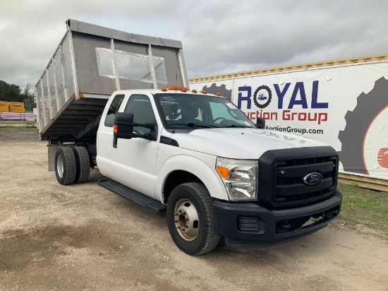 2012 Ford F-350 Extended Cab Landscape Dump Truck