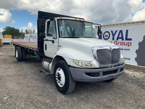 2012 International DuraStar 4300 24ft Flatbed Truck