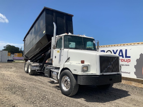 1999 Volvo WG T/A Rolloff Dumpster Truck