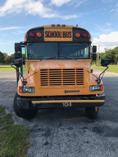 2002 International 3800 Blue Bird 65 Passenger Bus