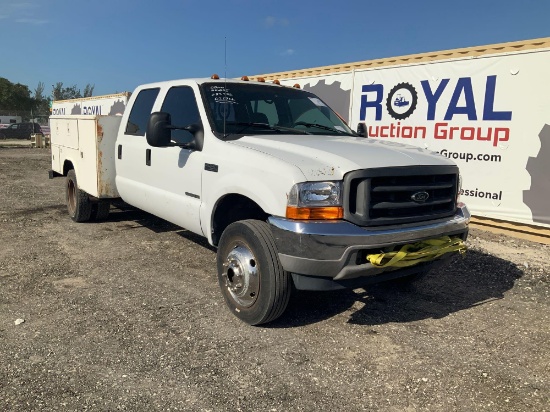 2001 Ford F-450 Crew Cab Dually 4x4 Service Truck
