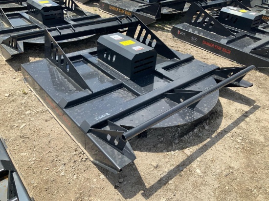Unused JCT 72in Skid Steer Rotary Brush Cutter Attachment