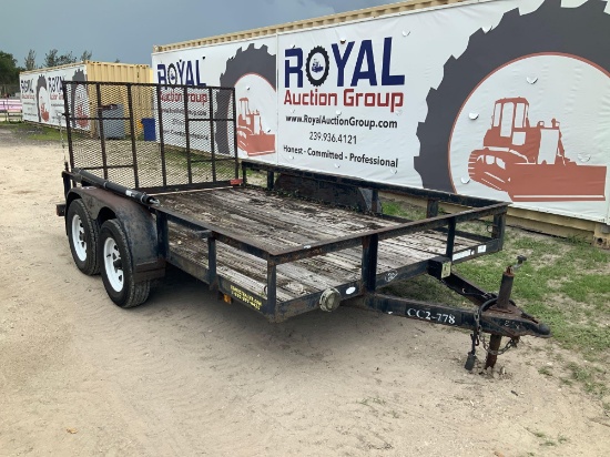 2013 Triple Crown 7X12 T/A Utility Trailer