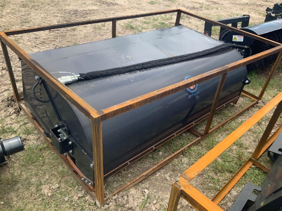 Unused 2021 Wolverine Skid Steer Boxbroom Sweeper