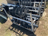 Unused JCT Skid Steer Auger Attachment