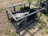 Unused 2021 Skid Steer Hydraulic Auger Attachment