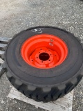 2 12-16.5 NHS Tractor Tires with Wheels