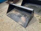 Unused 60in Skidsteer Bucket