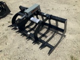 Unused Tomahawk 66in Skid Steer Root Grapple