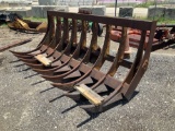 10ft Loader Root Rake Attachment