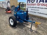 Gorman Rupp 14C2-VH4D 4in Towable Trash Pump