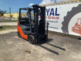 Toyota 8FGCU25 5,000lb LP Cushion Tire Forklift