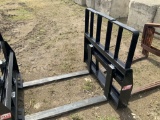 Unused Kievel 48in 4200lb Skid Steer Step Through Forks