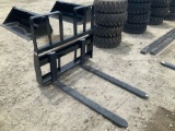 Unused Kievel 48in 4200lb Pallet Fork Attachment