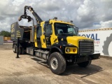 2007 Freightliner M2 106 Crew Cab Roll Off Grapple Truck