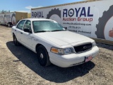 2003 Ford Crown Vic 4 Door Police Sedan