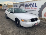 2008 Ford Crown Vic 4 Door Police Sedan