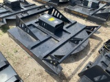 Unused JCT 72in Skid Steer Rotary Brush Cutter Attachment