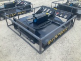 Unused 2021 Mower King SSRC 72in Skid Steer Rotary Brush Cutter