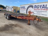 1985 Charles Machine Works BWT12 T/A Equipment Trailer