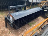 Unused 2021 Wolverine Skid Steer Angle Broom
