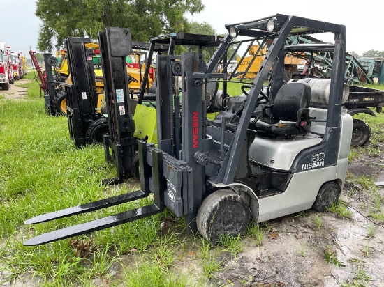 Nissan 50 Cushion Tire LP Forklift