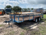 2002 TCT 18FT T/A Landscaping Trailer with Ramp