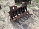53in Skid Steer Root Rake Attachment