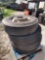 Four Commercial Truck Tires