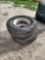Two 305/85R 22.5 Commercial Truck Tires and Wheels