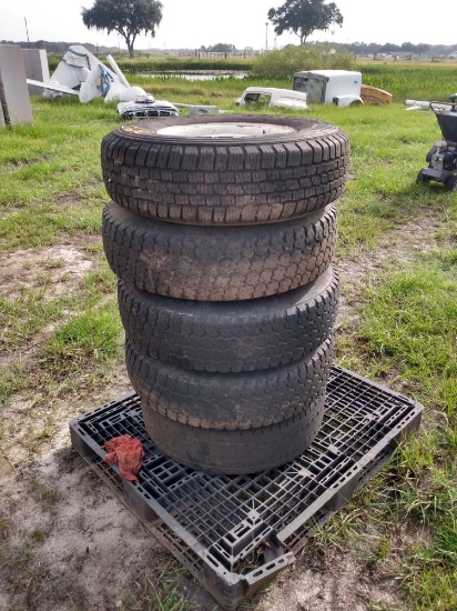 Five Trailer Tires