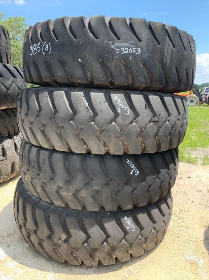 Four Large Commercial Tires